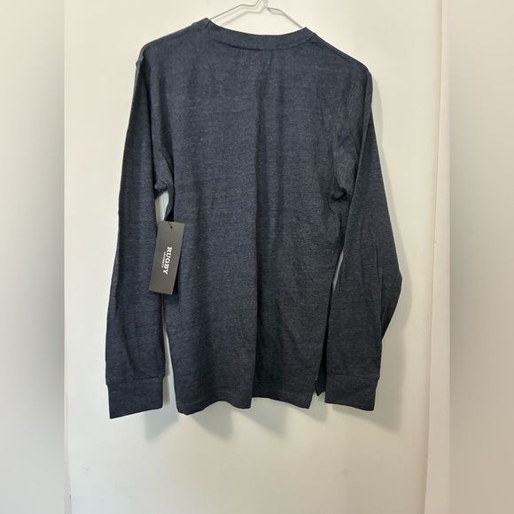 Heather Grey Long Sleeve Tee with Rugby Graphic - Picture 4 of 4